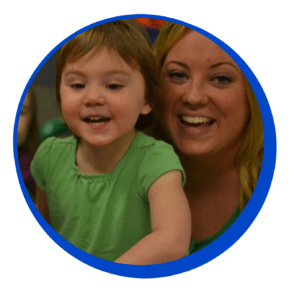 Happy Toddler with Teacher