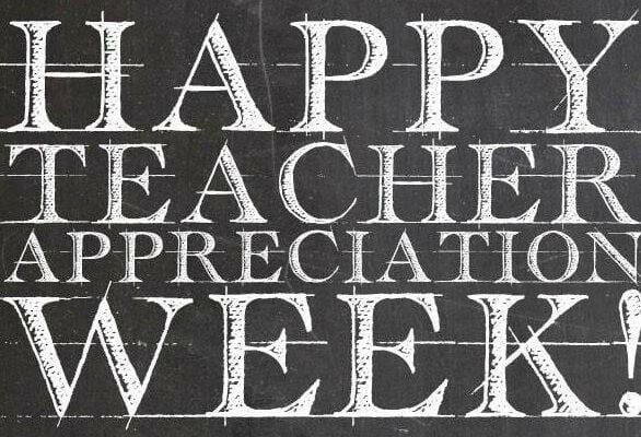 teacher appreciation week