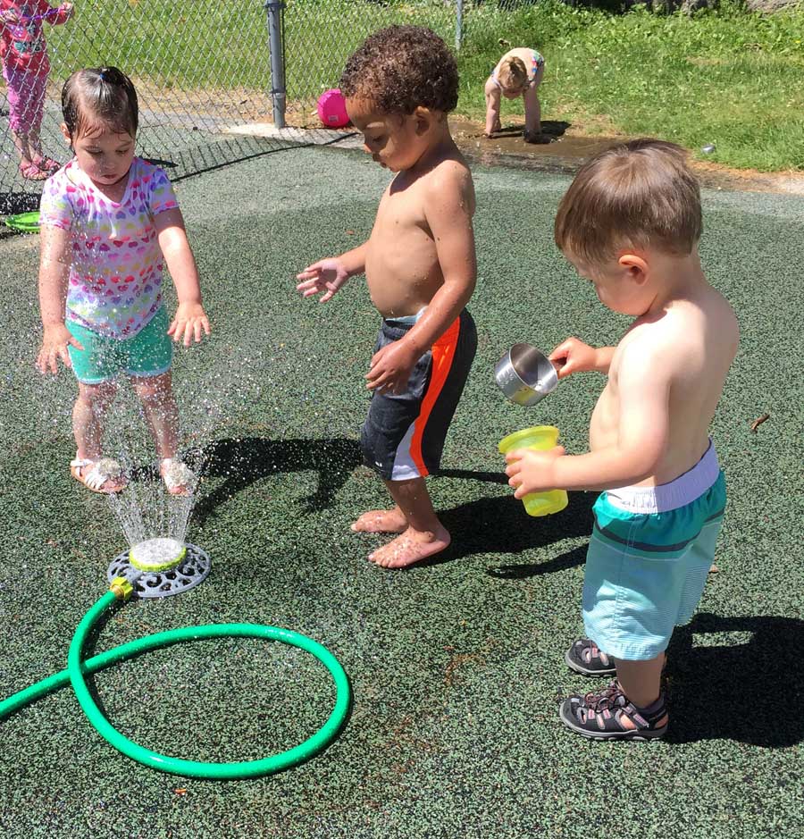 outside water play