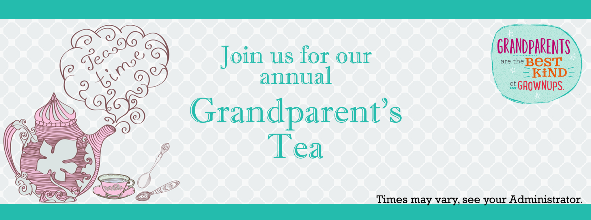 Grandparent’s Day tea