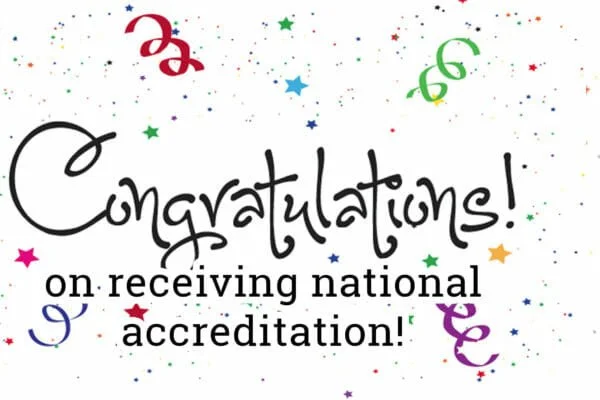 Congratulations DDC West Warwick on earning National Accreditation!