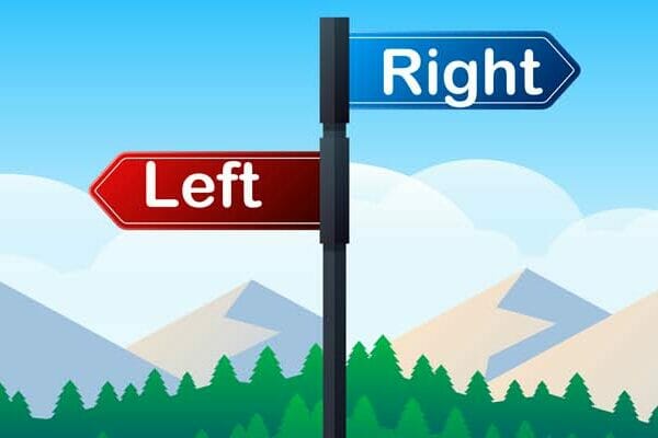 left right sign