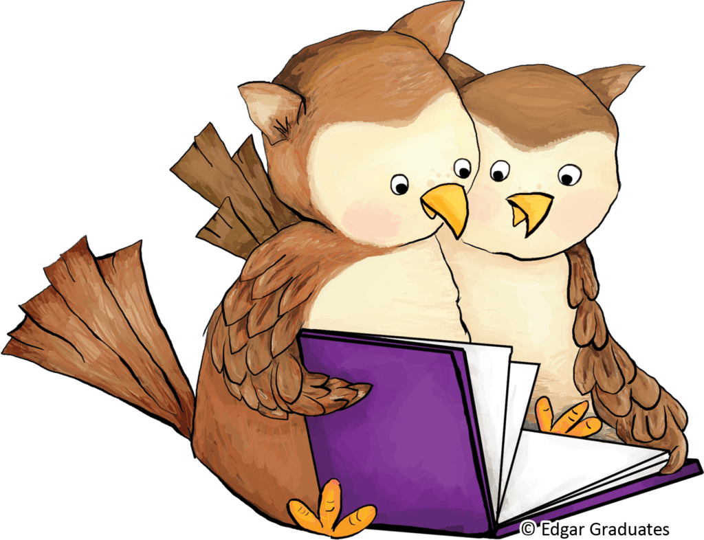 Owls Reading Graphic