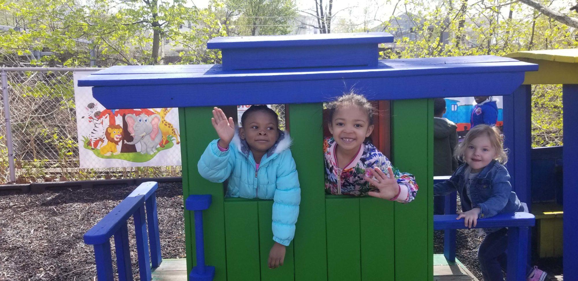 Dr. Day Care Kids Playing Outside