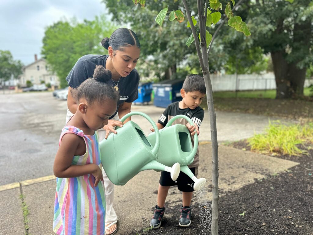 Dr. Day Care Central Falls Receives Generous Tree Donation from Groundwork Rhode Island